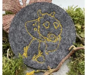 ADVENTSKALENDER 12. Dezember - Stickserie Frühlings Wichtel